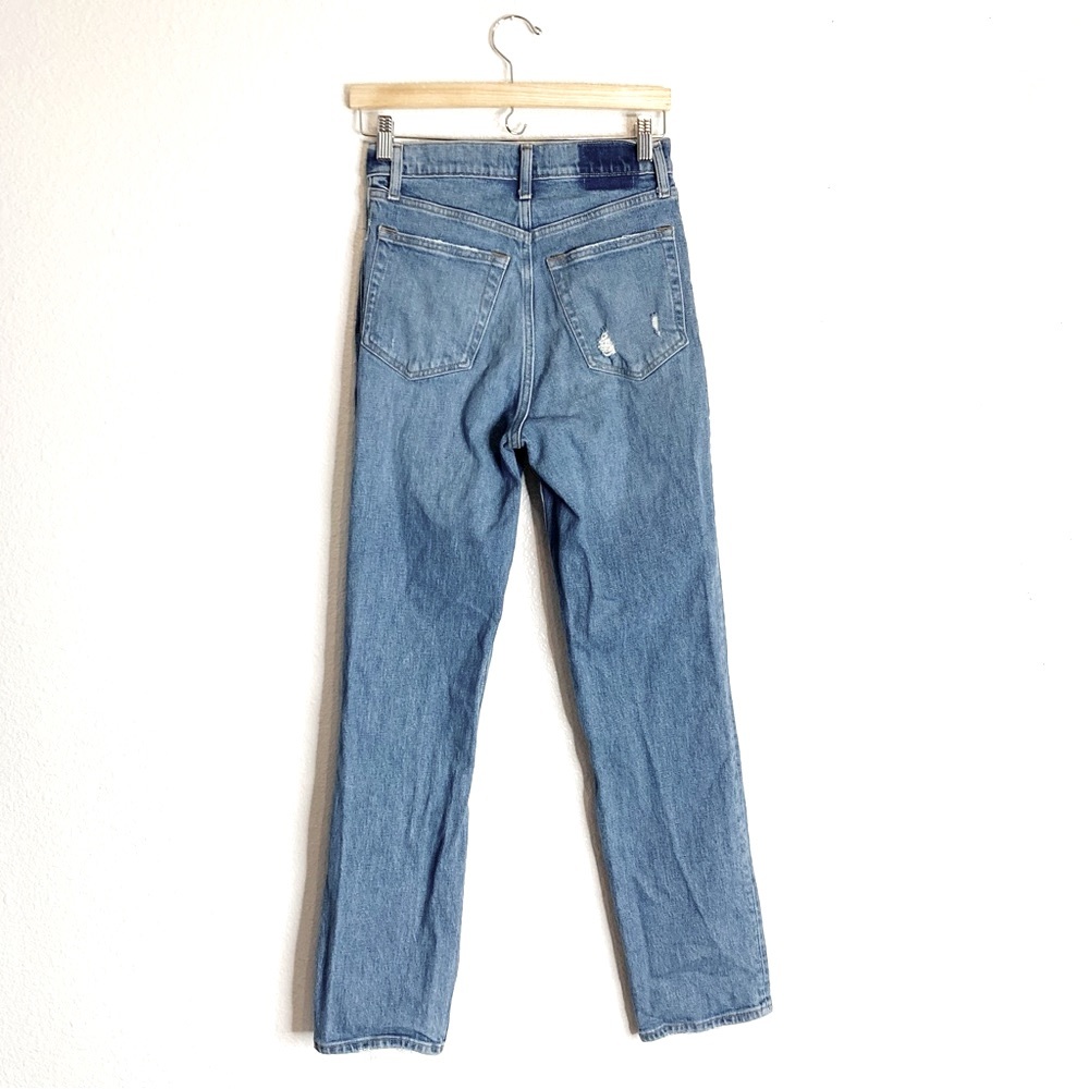 Abercrombie & Fitch The ‘90s Straight Ultra High Rise W Criss Cross Waist - Picture 7 of 15